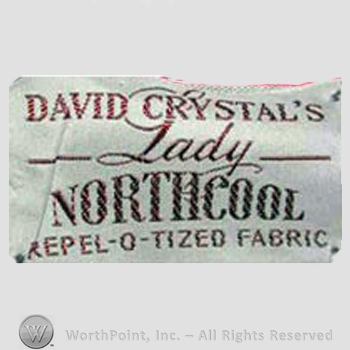 Clothing label : David Crystal .