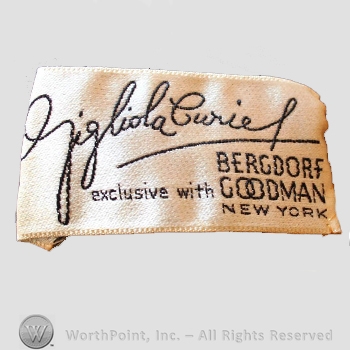 Clothing label : Gigliola Curiel.