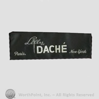 Clothing label : Lilly Dach&eacute;.