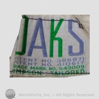 Clothing label : Daks.