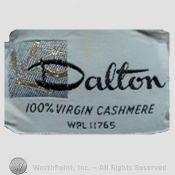 Clothing label : Dalton.