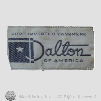 Clothing label : Dalton.