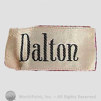 Clothing label : Dalton.