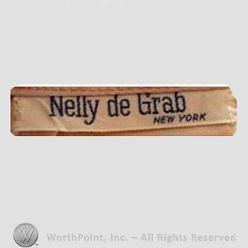 Clothing label : Nelly de Grab.