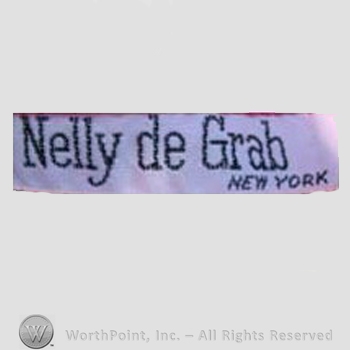 Clothing label : Nelly de Grab.