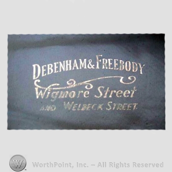 Clothing label : Debenham & Freebody.