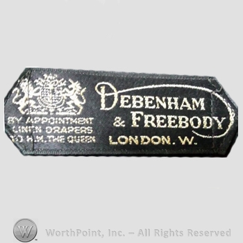 Clothing label : Debenham & Freebody.