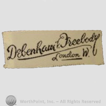 Clothing label : Debenham & Freebody.