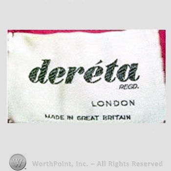 Clothing label : Dereta.