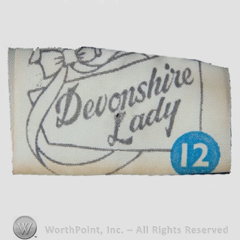 Clothing label : Devonshire Lady.