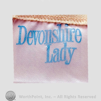 Clothing label : Devonshire Lady.