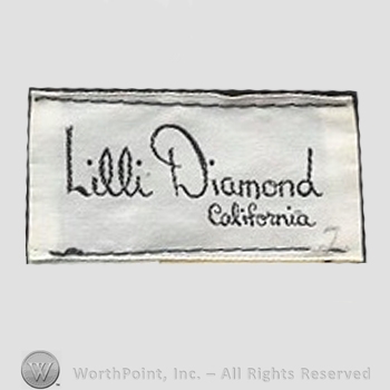 Clothing label : Lilli Diamond.