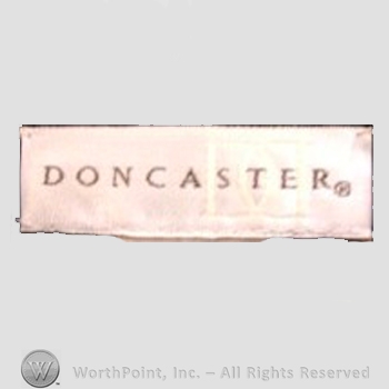 Clothing label : Doncaster.