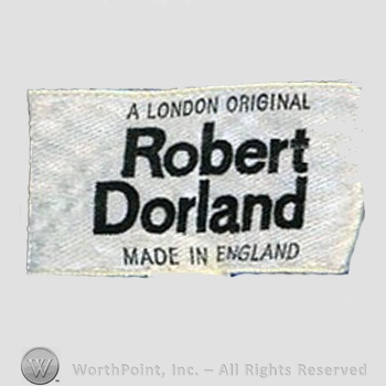 Clothing label : Robert Dorland.