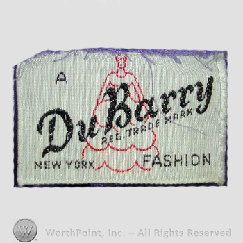 Clothing label : DuBarry.