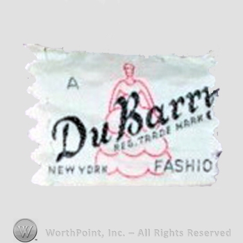 Clothing label : DuBarry.