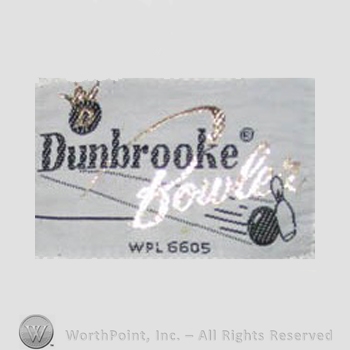 Clothing label : Dunbrooke Bowler.