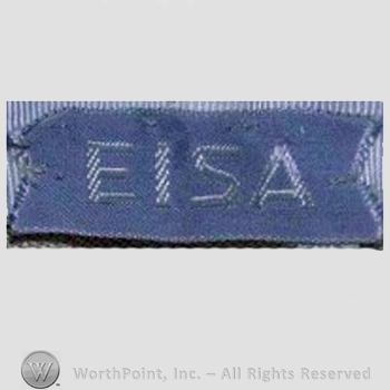 Clothing label : Eisa.