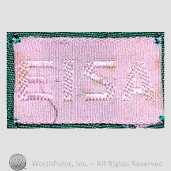 Clothing label : Eisa.
