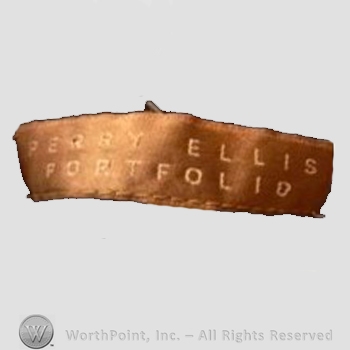 Clothing label : Perry Ellis.
