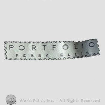 Clothing label : Perry Ellis.