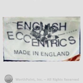 Clothing label : English Eccentrics.