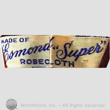 Clothing label : Esmond Mill.