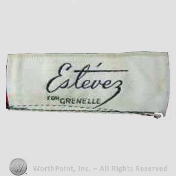 Clothing label : Luis Est&eacute;vez.