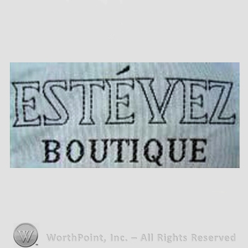 Clothing label : Luis Est&eacute;vez.
