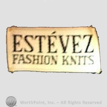 Clothing label : Luis Est&eacute;vez.