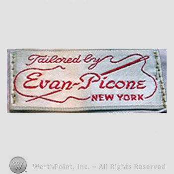 Clothing label : Evan-Picone.