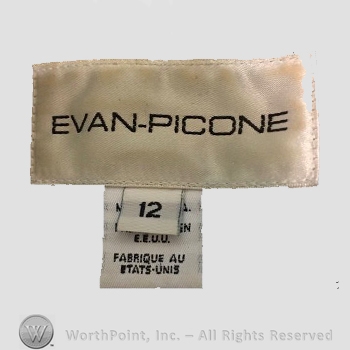 Clothing label : Evan-Picone.