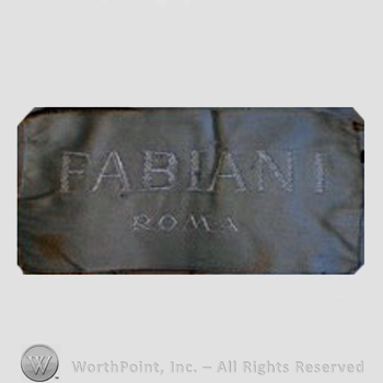 Clothing label : Alberto Fabiani.