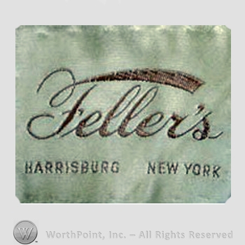 Clothing label : Feller's.