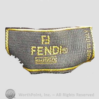 Clothing label : Fendi.