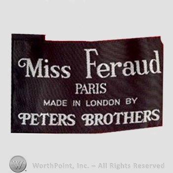 Clothing label : Louis Feraud.