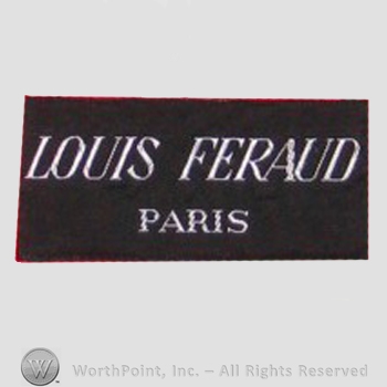Clothing label : Louis Feraud.
