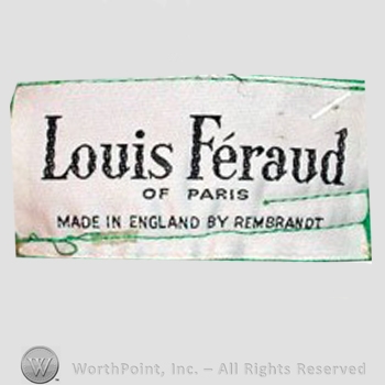 Clothing label : Louis Feraud.