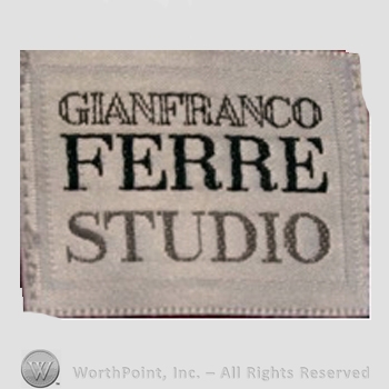 Clothing label : Gianfranco Ferre.