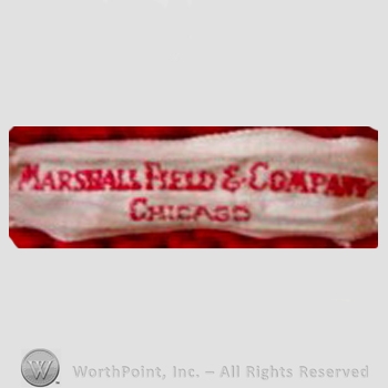 Clothing label : Marshall Field.