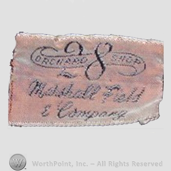 Clothing label : Marshall Field.