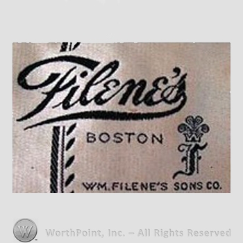 Clothing label : William Filene.