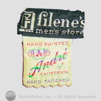 Clothing label : William Filene.