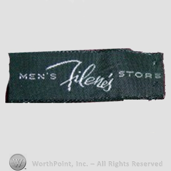 Clothing label : William Filene.