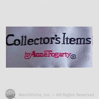 Clothing label : Anne Fogarty.