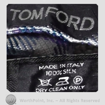 Clothing label : Tom Ford.
