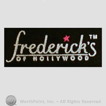 Clothing label : Fredericks of Hollywood.