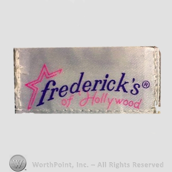Clothing label : Fredericks of Hollywood.
