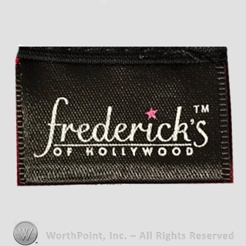 Clothing label : Fredericks of Hollywood.