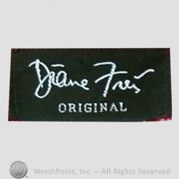 Clothing label : Diane Freis.